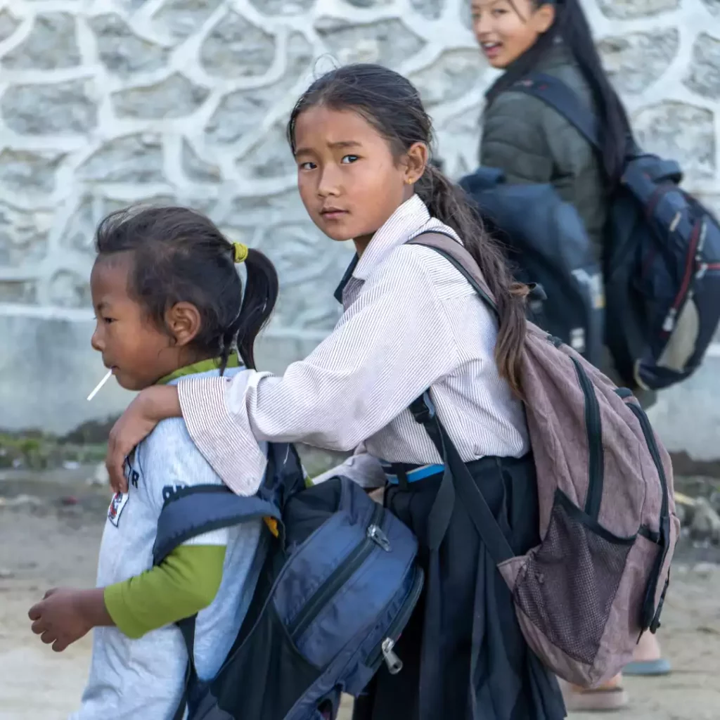 Faire un don pour l'éducation des enfants au Népal